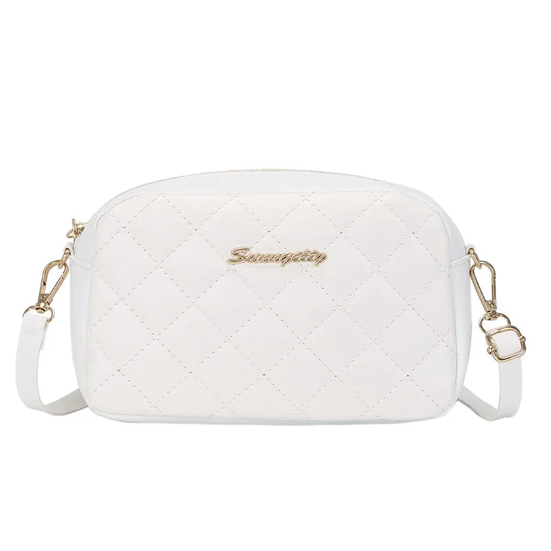 Quiltad Crossbody-väska – Stilren & Praktisk Axelremsväska 2024