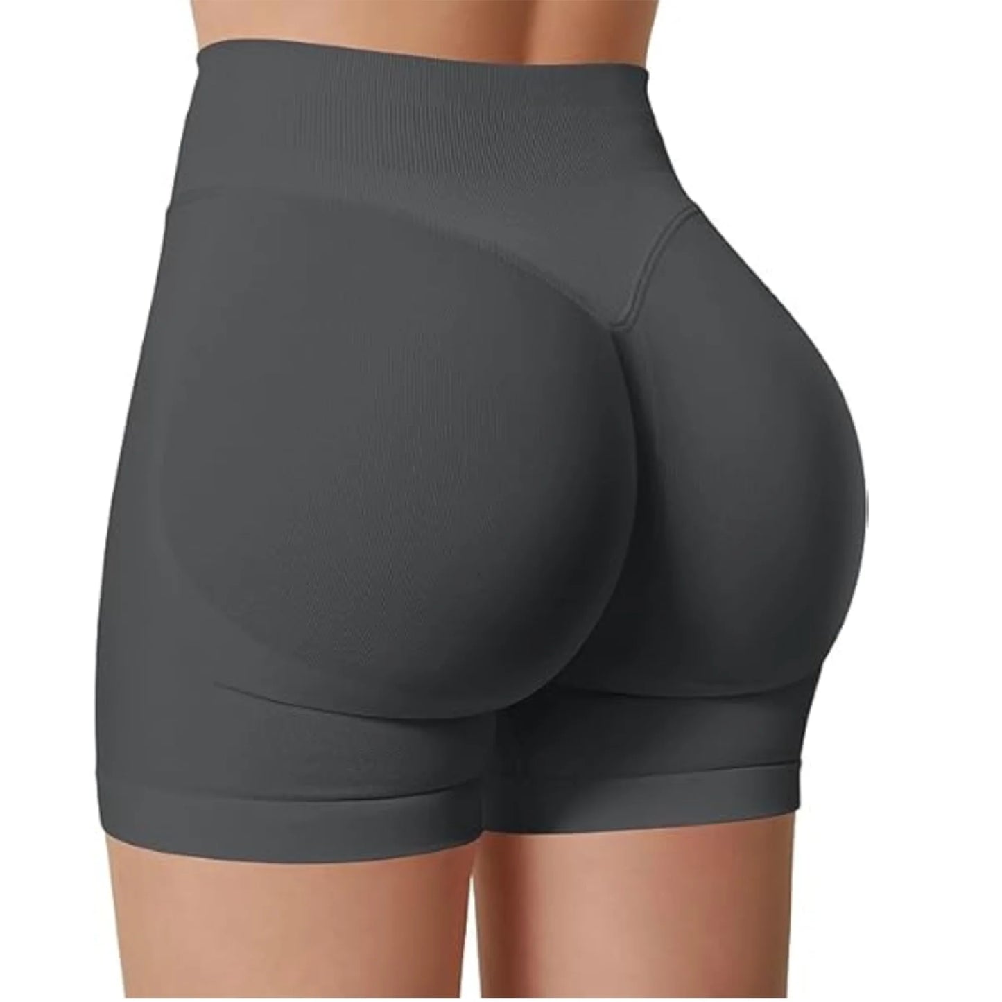 Booty Sculpt Shorts – Sömlösa, Högmidjade Träningsshorts för Sommarens Alla Pass