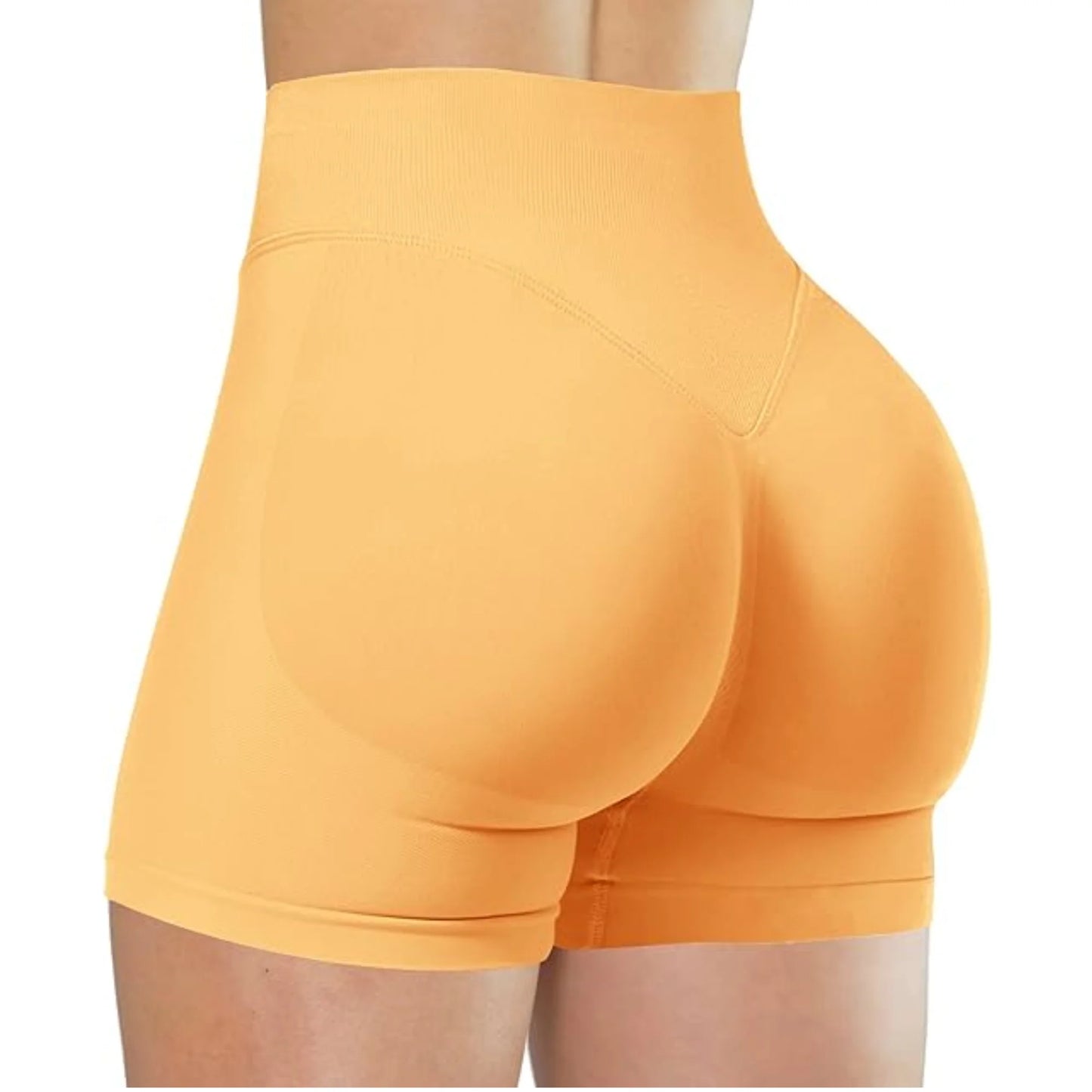Booty Sculpt Shorts – Sömlösa, Högmidjade Träningsshorts för Sommarens Alla Pass