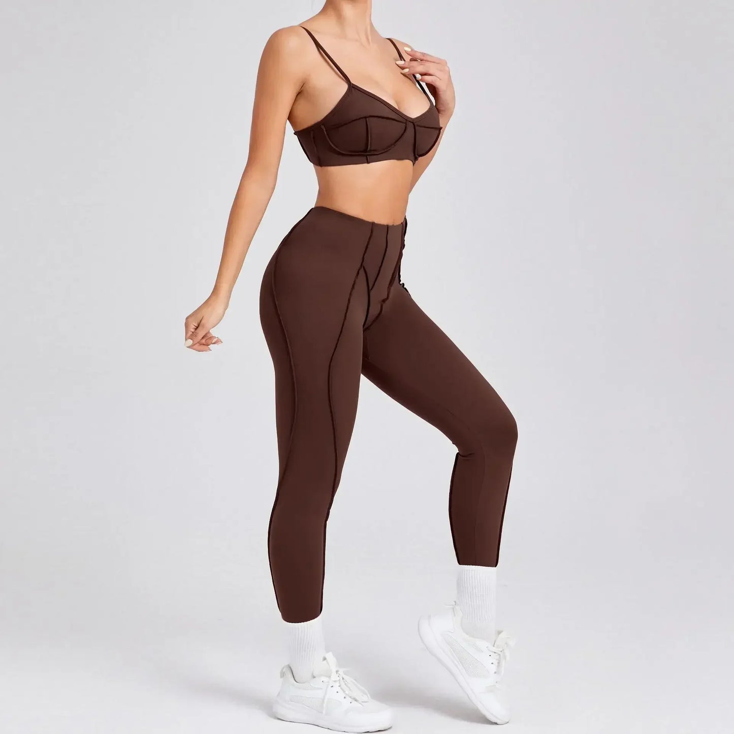 Seamless Yoga Set – Stil, Form & Rörelsefrihet i Perfekt Harmoni