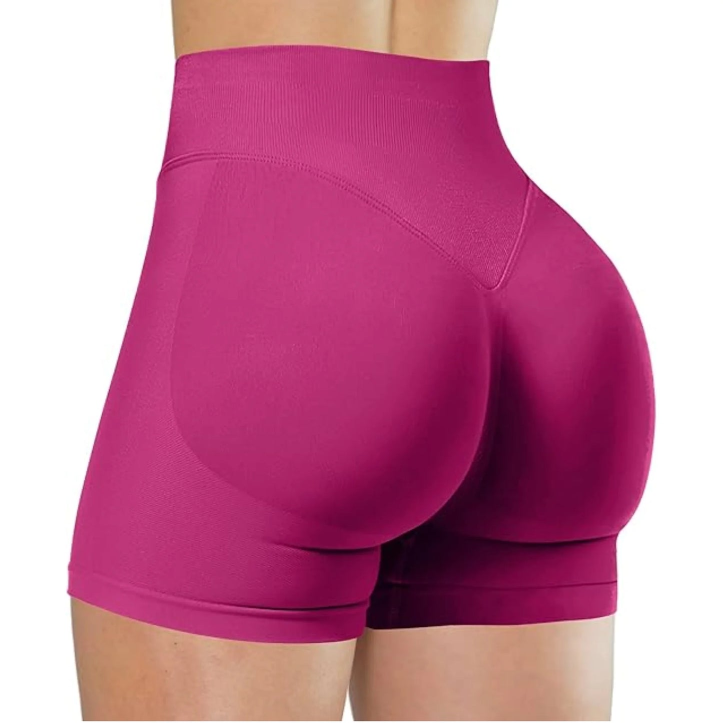 Booty Sculpt Shorts – Sömlösa, Högmidjade Träningsshorts för Sommarens Alla Pass