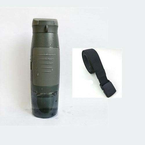 Vattenflaska med Hemligt Förvaringsfack – 750ml | Diskret, Säker & Läckagesäker
