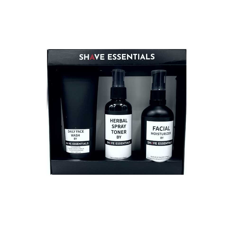 Daily Skin Care Kit – Komplett Hudvårdsrutin med Rengöring, Toner & Fuktkräm