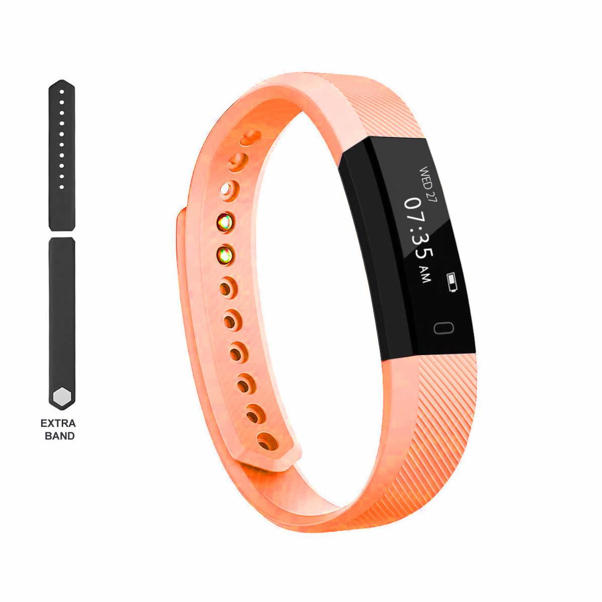 SmartFit Slim Aktivitetsarmband med Extra Band – Hälsospårning i Stilren Design