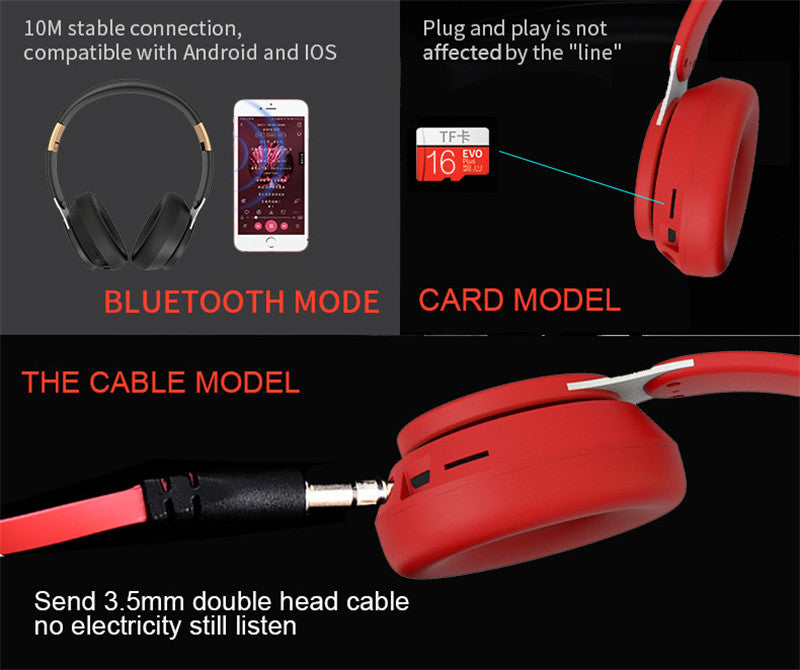 Dragon TX7PRO Trådlöst Bluetooth 5.0 Gaming Headset – Med TF-kortplats & AUX