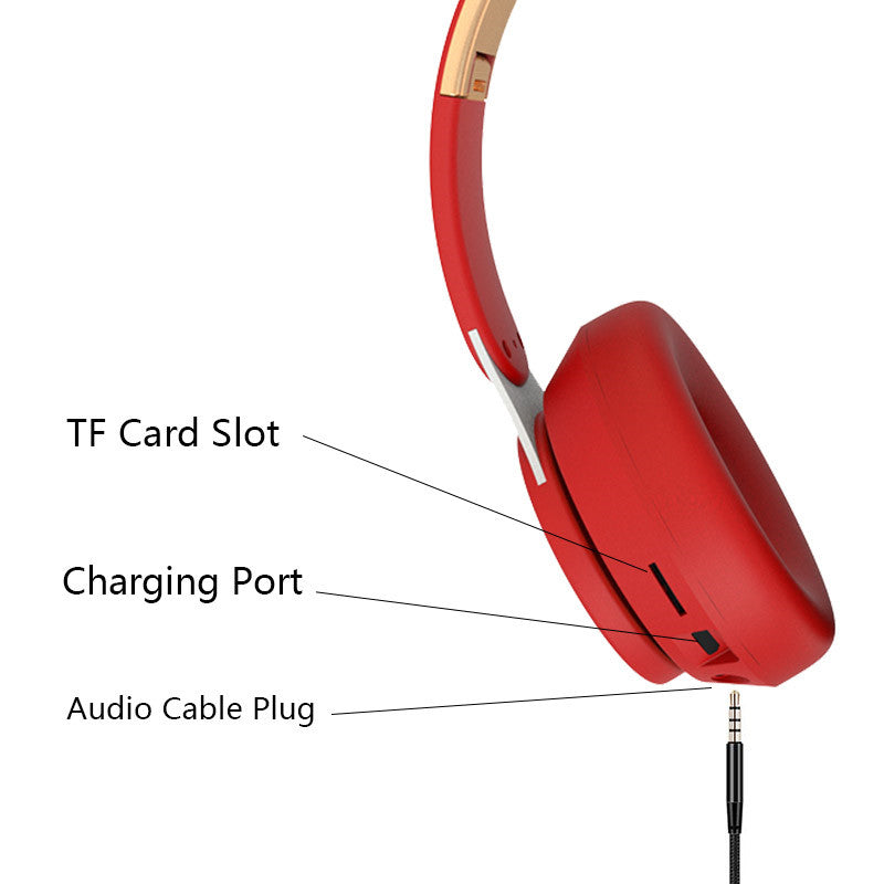 Dragon TX7PRO Trådlöst Bluetooth 5.0 Gaming Headset – Med TF-kortplats & AUX