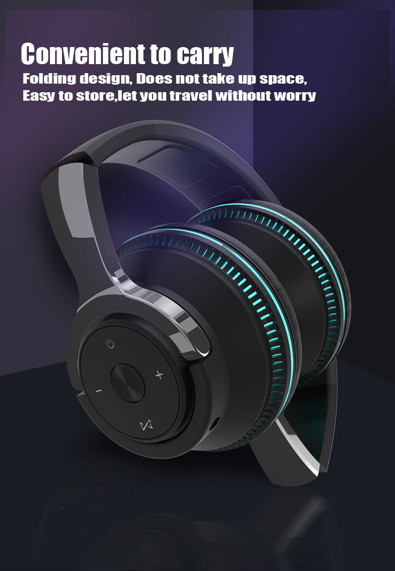 Ninja Dragon TX-Alpha Trådlöst Gaming Headset med Bluetooth 5.1 & RGB-ljus
