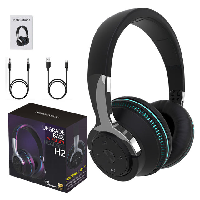 Ninja Dragon TX-Alpha Trådlöst Gaming Headset med Bluetooth 5.1 & RGB-ljus