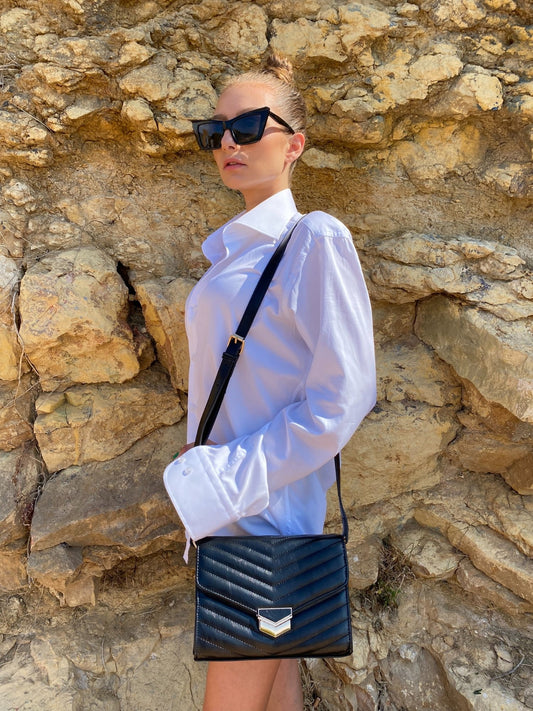 Dam väska Quilted Crossbody Bag – Tidlös elegans för varje tillfälle