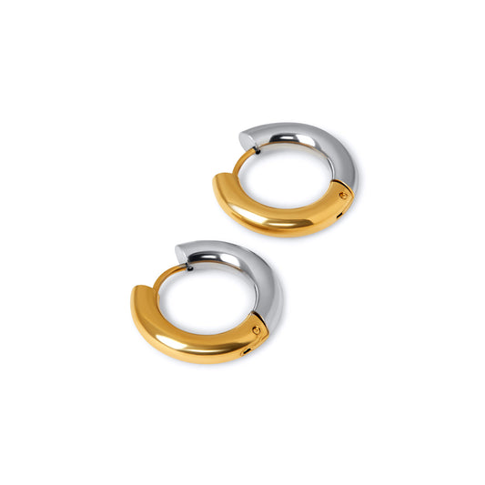 Örhängen – Kontrastörhängen i Guld & Silver