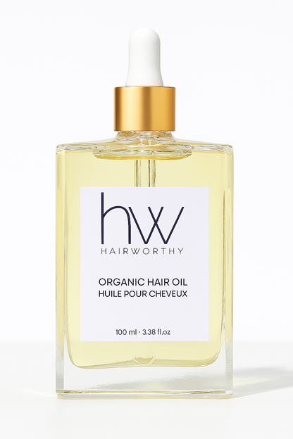 Hairworthy – Organic Hair Oil för Silkeslent, Friskt &amp; Glänsande Hår