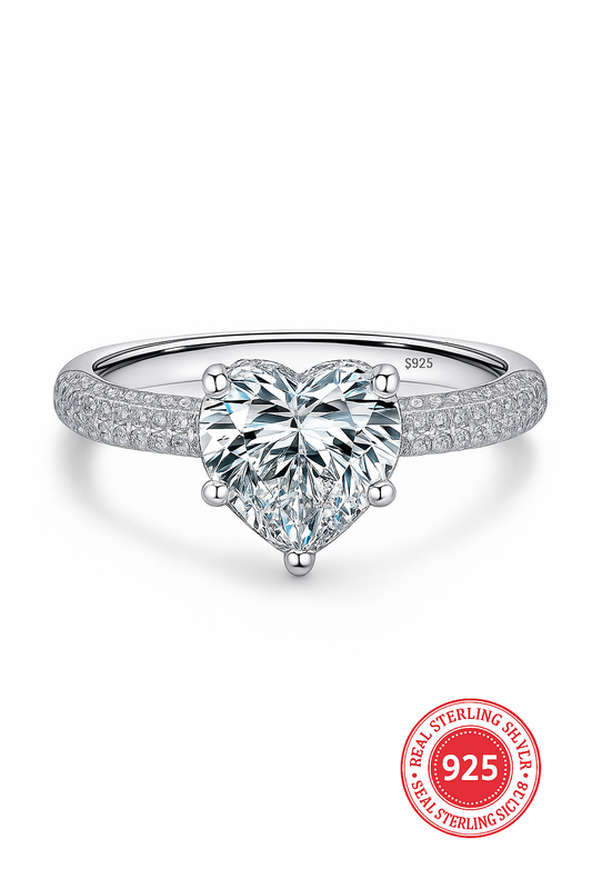 Ring Heart Ice Crushed – Romantik & Glans i Perfekt Harmoni