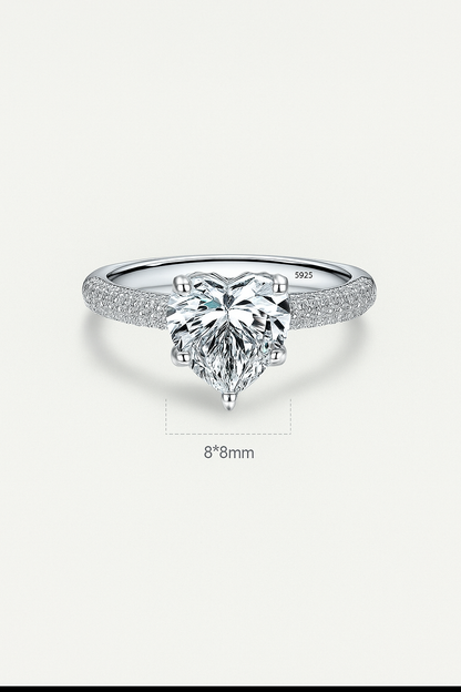 Ring Heart Ice Crushed – Romantik & Glans i Perfekt Harmoni