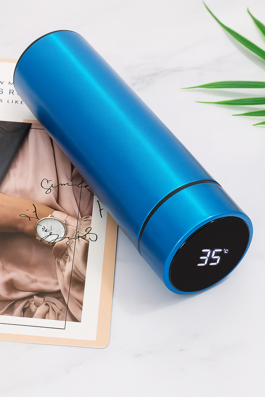 500ml Smart Vattenflaska med LED Temperaturdisplay – Håller Drycken Varm eller Kall