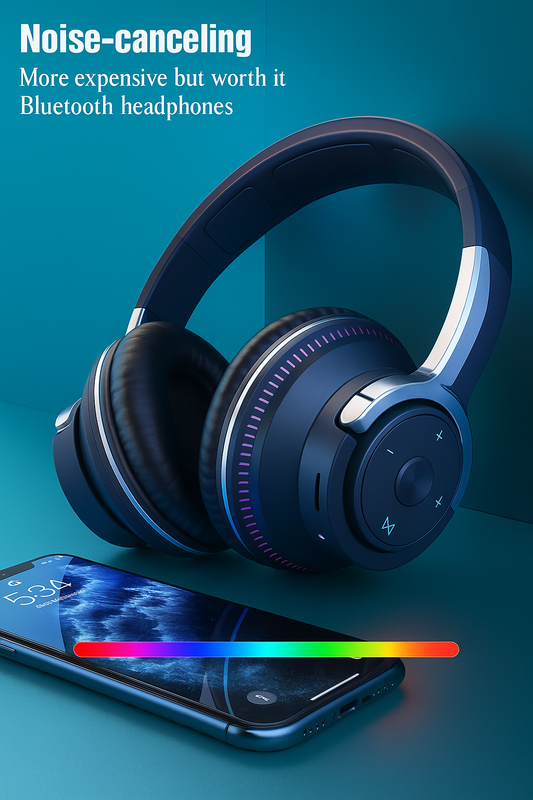 Ninja Dragon TX-Alpha Trådlöst Gaming Headset med Bluetooth 5.1 & RGB-ljus