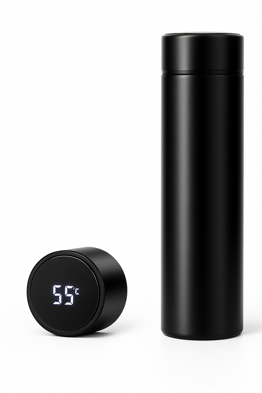 500ml Smart Vattenflaska med LED Temperaturdisplay – För Varma & Kalla Drycker