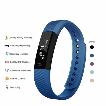 SmartFit Slim Aktivitetsarmband med Extra Band – Hälsospårning i Stilren Design