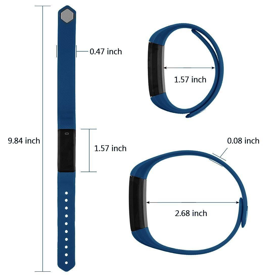 SmartFit Slim Aktivitetsarmband med Extra Band – Hälsospårning i Stilren Design