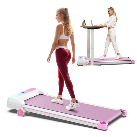 Löpband för hemmabruk– Under Desk Treadmill med Bluetooth & 5-läges lutning