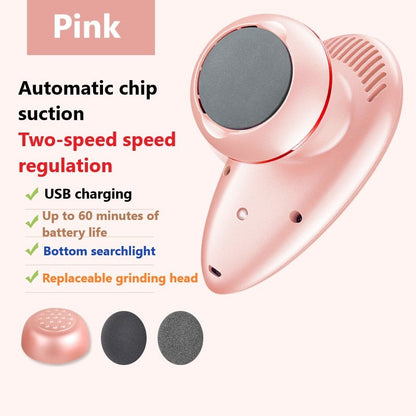 Elektrisk Fotfil – Salongslen Hud Hemma (Pink Edition)