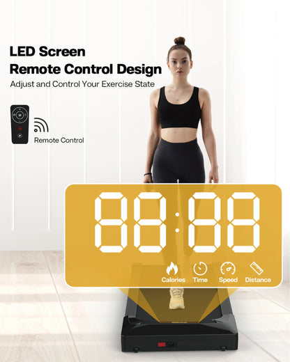 Löpband för för hemmabruk – Stilrent, Tyst & Extra Brett med Bluetooth & 2.5HP Motor