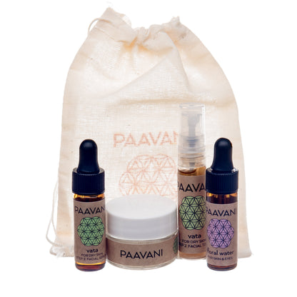 Vata Skincare Ritual – Ayurvedisk Ansiktsvård för Torr & Känslig Hud