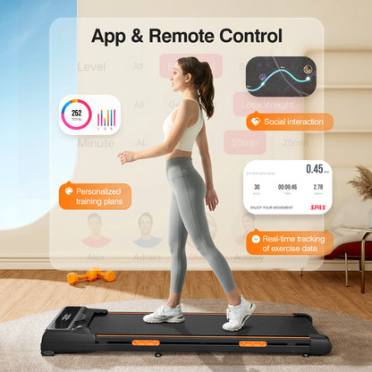 Löpband för hemmabruk  Under Desk Treadmill med Lutning & Trippel Stötdämpning