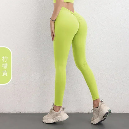 Sculpting V-Back Ruched Leggings – Lyft, Forma &amp; Rör dig fritt