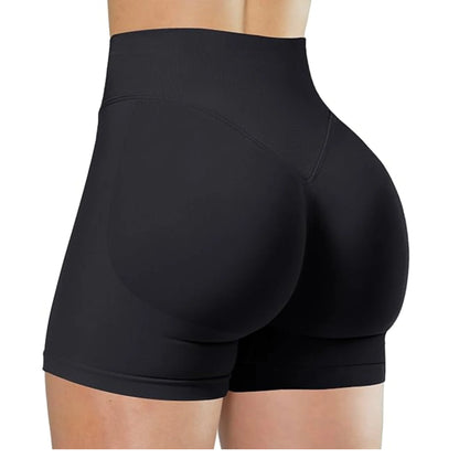 Booty Sculpt Shorts – Sömlösa, Högmidjade Träningsshorts för Sommarens Alla Pass