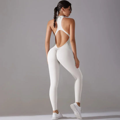 Seamless Yoga Jumpsuit – Skulpterande Komfort & Stil i Ett