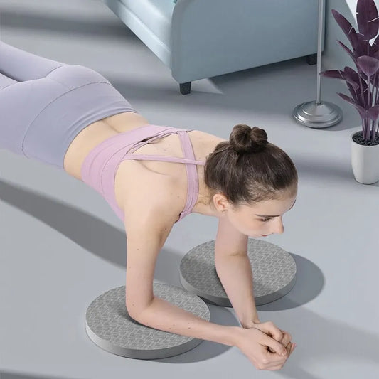 Runda Yoga Knäskydd 2-pack – Extra Dämpning för Knän, Handleder & Armbågar