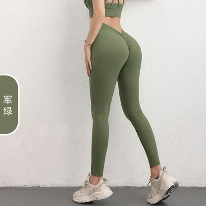 Sculpting V-Back Ruched Leggings – Lyft, Forma &amp; Rör dig fritt