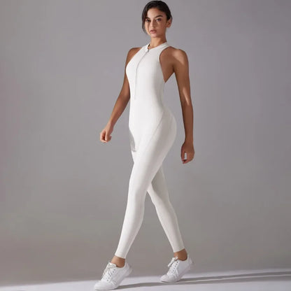 Seamless Yoga Jumpsuit – Skulpterande Komfort & Stil i Ett