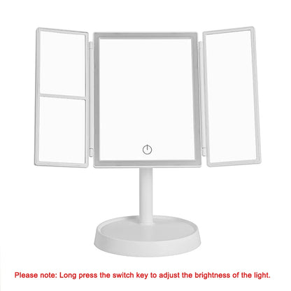LED sminkspegel med Touch och 3 Toner – Modern Design med Bakgrundsbelysning