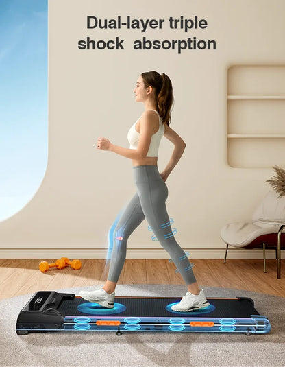 Löpband för hemmabruk  Under Desk Treadmill med Lutning & Trippel Stötdämpning
