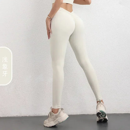 Sculpting V-Back Ruched Leggings – Lyft, Forma &amp; Rör dig fritt