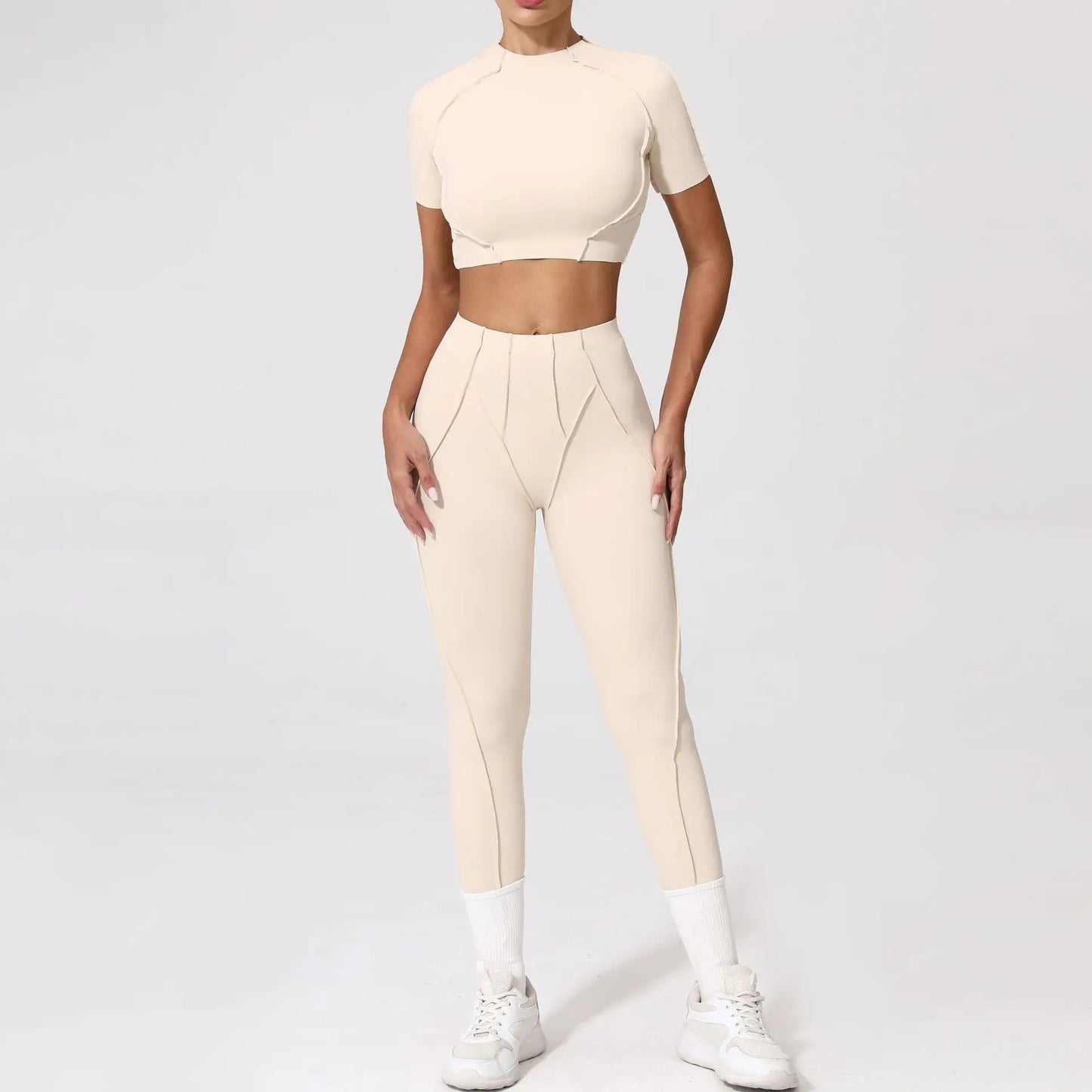 Seamless Yoga Set – Stil, Form &amp; Rörelsefrihet i Perfekt Harmoni