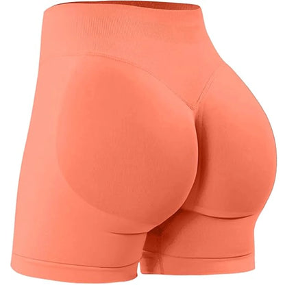 Booty Sculpt Shorts – Sömlösa, Högmidjade Träningsshorts för Sommarens Alla Pass