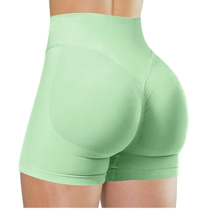 Booty Sculpt Shorts – Sömlösa, Högmidjade Träningsshorts för Sommarens Alla Pass