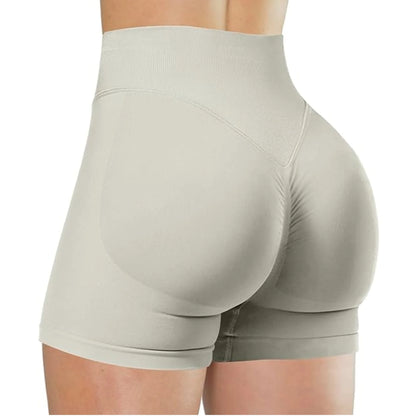 Booty Sculpt Shorts – Sömlösa, Högmidjade Träningsshorts för Sommarens Alla Pass
