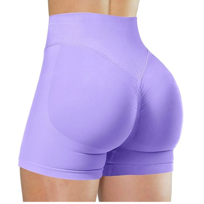 Booty Sculpt Shorts – Sömlösa, Högmidjade Träningsshorts för Sommarens Alla Pass