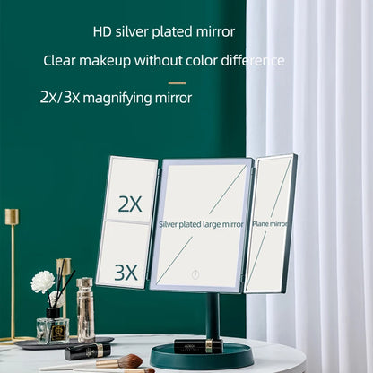 LED sminkspegel med Touch och 3 Toner – Modern Design med Bakgrundsbelysning