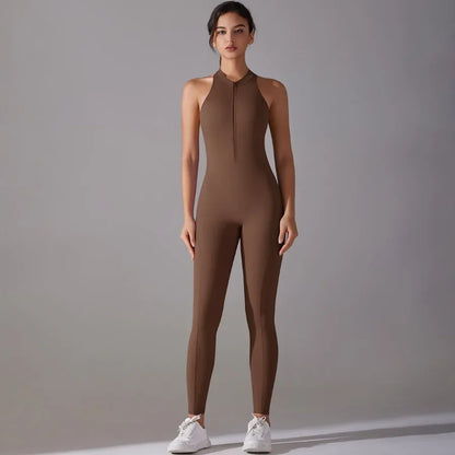 Seamless Yoga Jumpsuit – Skulpterande Komfort & Stil i Ett