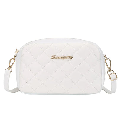 Quiltad Crossbody-väska – Stilren & Praktisk Axelremsväska 2024