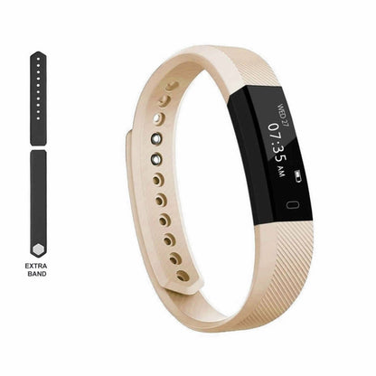 SmartFit Slim Aktivitetsarmband med Extra Band – Hälsospårning i Stilren Design