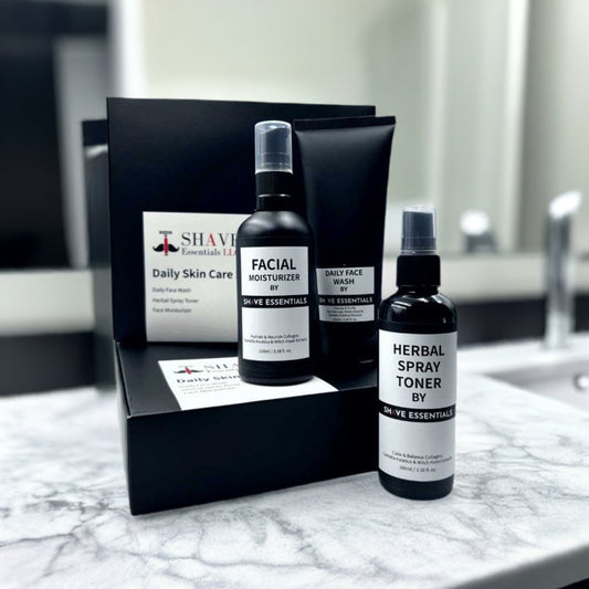 Daily Skin Care Kit – Komplett Hudvårdsrutin med Rengöring, Toner & Fuktkräm