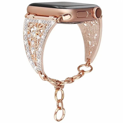 Apple Watch för  Women Diamond Band– Lyxig Design i Roséguld