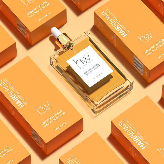 Hairworthy – Organic Hair Oil för Silkeslent, Friskt &amp; Glänsande Hår