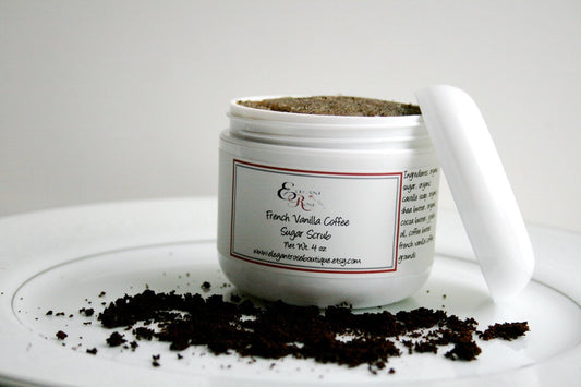 Organic French Vanilla Coffee Scrub – Naturlig Kroppspeeling med Kaffearom