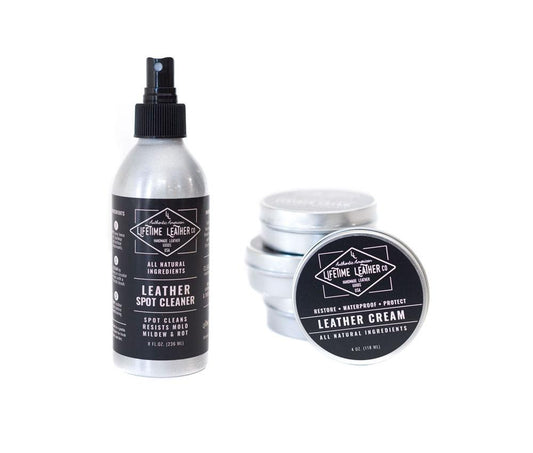 Leather Care Kit – Naturligt Vårdset för Skinn & Läderprodukter